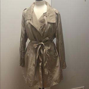 EUC French Connection Flared Trench Coat